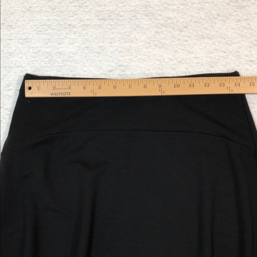 LOFT Black A-line Flowy Mini Skirt (B1) - Picture 3 of 8